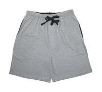 Hanes Men's Big and Tall Knit Sleep Shorts, Grey, 3X