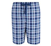 Hanes Men's Big and Tall Woven Cotton Pyjama Sleep Shorts, 4X, Blue