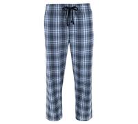 Hanes Men's Big & Tall Comfort Flex Plaid Pyjama Lounge Pant, 5X, Black