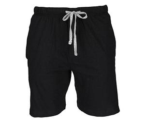 Hanes Mens Big & Tall Jersey Knit Cotton Button Fly Pyjama Sleep Shorts, 5X, New Black