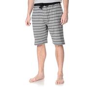 Hanes Mens Big-Tall Knit Sleep Short (Pack of 2), Pale Grey Heather/Black, 4X-Large