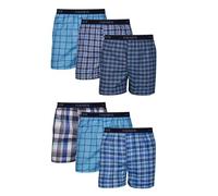 Hanes Men's Woven Boxer Shorts 6 Pack, Pack of 6, Assorted, XXL