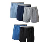 Hanes Men's Boxers 5-Pack, Cotton Knit Comfortable Boxer Underwear, Moisture-Wicking Cotton Boxers Multipack, Assorted - 5 Pack, XX-Large