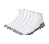 Hanes Men's Casual Socks, White, 12