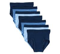 Hanes Mens Classics Tagless No Ride Up Briefs with Comfort Flex Waistband, Blue Assorted, XXL