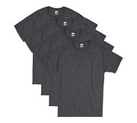 Hanes Men's ComfortSoft Short Sleeve T-Shirt, Charcoal Heather, Large