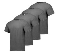 Hanes Men's ComfortSoft Short Sleeve T-Shirt, Charcoal Heather, XXXXL