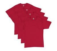 Hanes Men's ComfortSoft T-Shirt (Pack of 4),Deep Red,XX-Large