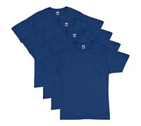 Hanes Men's ComfortSoft T-Shirt (Pack of 4),Deep Royal,3X-Large