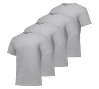 Hanes Men's ComfortSoft T-Shirt (Pack of 4),Light Steel,Large