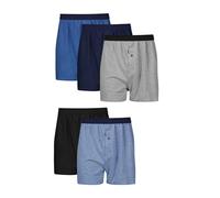 Hanes Men's ComfortSoft Underwear Boxers, Soft Knit Moisture-Wicking Jersey Boxers, Multipack (Colors May Vary), Assorted - 5 Pack, XL