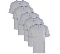 Hanes Men's 5-Pack ComfortSoft V-Neck Tee, Gray, XXL