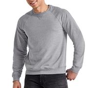 Hanes Men's Crewneck Sweatshirt, Tri-Blend French Terry, Concrete Pe Heather, XL