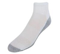 Hanes Mens Cushioned X-Temp Ankle Socks 12-Pair Pack, White, 6-12