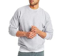 Hanes Men's EcoSmart Fleece, Cotton-Blend Pullover, Crewneck Sweatshirt, 1 Or 2 Pack Available, Light Steel-1 Pack, XXL