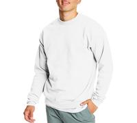 Hanes Men's EcoSmart Fleece, Pullover Crewneck Sweatshirt, 1 Or 2 Pack, White, XXXL