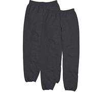Hanes Men's EcoSmart Fleece Sweatpant (Pack of 2), Charcoal Heather, Small