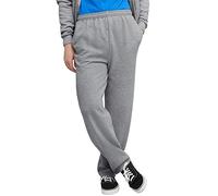 Hanes Men's, EcoSmart Fleece Sweats, Open Bottom Sweatpants, 30.5", Light Steel, XXL