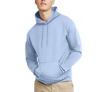 Hanes Men's EcoSmart Hoodie, Midweight Fleece, Pullover Hooded Sweatshirt, Denim Blue, XL