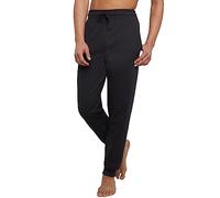 Hanes Men's EcoSmart Jogger Sweatpants, Midweight Fleece Lounge Pants, 30.5", Black, Large