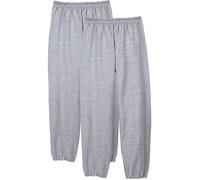 Hanes Men's EcoSmart Non-Pocket Sweatpant (Pack of 2), Light Steel, Small