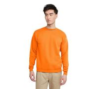 Hanes Men's EcoSmart Sweatshirt, Safety Orange, Large
