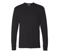 Hanes Men's ComfortSoft Long-Sleeve T-Shirt (Pack of 2), Black,Large