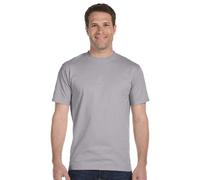 Hanes Men's Essentials Short Sleeve T-Shirt Value Pack, Oxford Gray, Medium