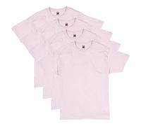 Hanes Men's Essentials Short Sleeve Value Pack Shirt, Pale Pink, M UK