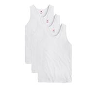 Hanes Men's Essentials Top Pack, Midweight Cotton Tanks, Sleeveless Shirts, 3-Pack T, White, Medium (Pack of 3)