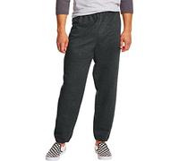 Hanes Men's Fleece Sweatpants, EcoSmart Athletic Lounge Pants, 32", 1 Or 2 Pack, Charcoal Heather-1 Pack, X-Large