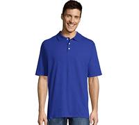 Hanes Men's FreshIQ Polo Shirt, Men’s X-Temp Polo Shirt, Moisture-Wicking Performance Polo Shirt, Deep Royal, XL