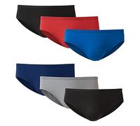 Hanes Men's Hanes Men's Tagless Comfort Flex Fit Dyed Bikini, 6 Pack Bikini Style Underwear, Assorted, XL UK