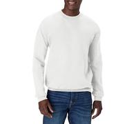 Hanes Men's, Heavyweight Fleece Sweatshirt, Crewneck Pullover, White, M