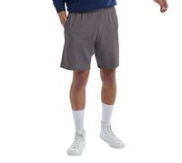 Hanes Men's Jersey Short with Pockets, Charcoal Heather, Medium
