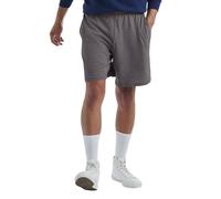 Hanes Men's Jersey Short with Pockets, Charcoal Heather, Large