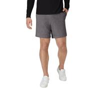 Hanes Men's Jersey Short with Pockets, Charcoal Heather, Large