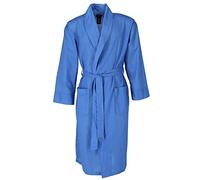 Hanes Men's Lightweight Woven Dressing Gown Tall Sizes, 3XLT/4XLT, Blue