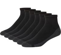 Hanes Men's Max Cushioned Ankle Socks, Moisture-Wicking with Odor Control