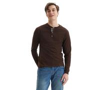 Hanes Men's O5719 henley shirts, Dark Truffle, L UK