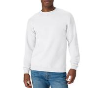 Hanes Men's op160ecosmart Sweatshirt, White, L UK