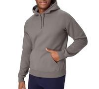 Hanes Men's Originals Hoodie, Garment Dyed Hooded Sweatshirt, Unisex Fleece Pullover, Concrete Gray, XXXL