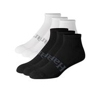 Hanes Men's Originals Supersoft, Cushioned Ankle Socks, Shoe Sizes 6-12, 6-Pairs, Blue/Black, 4.5-12 UK (Pack of 3)