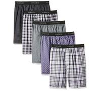 Hanes Men's Pack Exposed Waistband Multi boxer shorts, Print, L UK