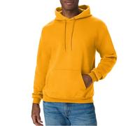 Hanes Men's Pullover EcoSmart Hooded Sweatshirt, Gold, S