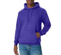 Hanes Men's Pullover EcoSmart Hooded Sweatshirt Hoody, Purple, 4X-Large