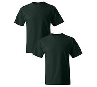 Hanes Mens S/S Beefy-t Short Sleeve T-Shirt - Green -