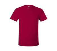Hanes Men's S/S Nano-t Nano Premium Cotton T-Shirt (Pack of 2), DarkRed, M