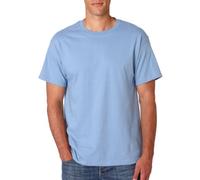 Hanes Men's T-Shirt Beefy Short Sleeve Light Blue X-Large