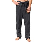 Hanes Men's Sleepwear 100% Cotton Pjs X-Temp Jersey Knit Pajama Pants, Grey, Medium